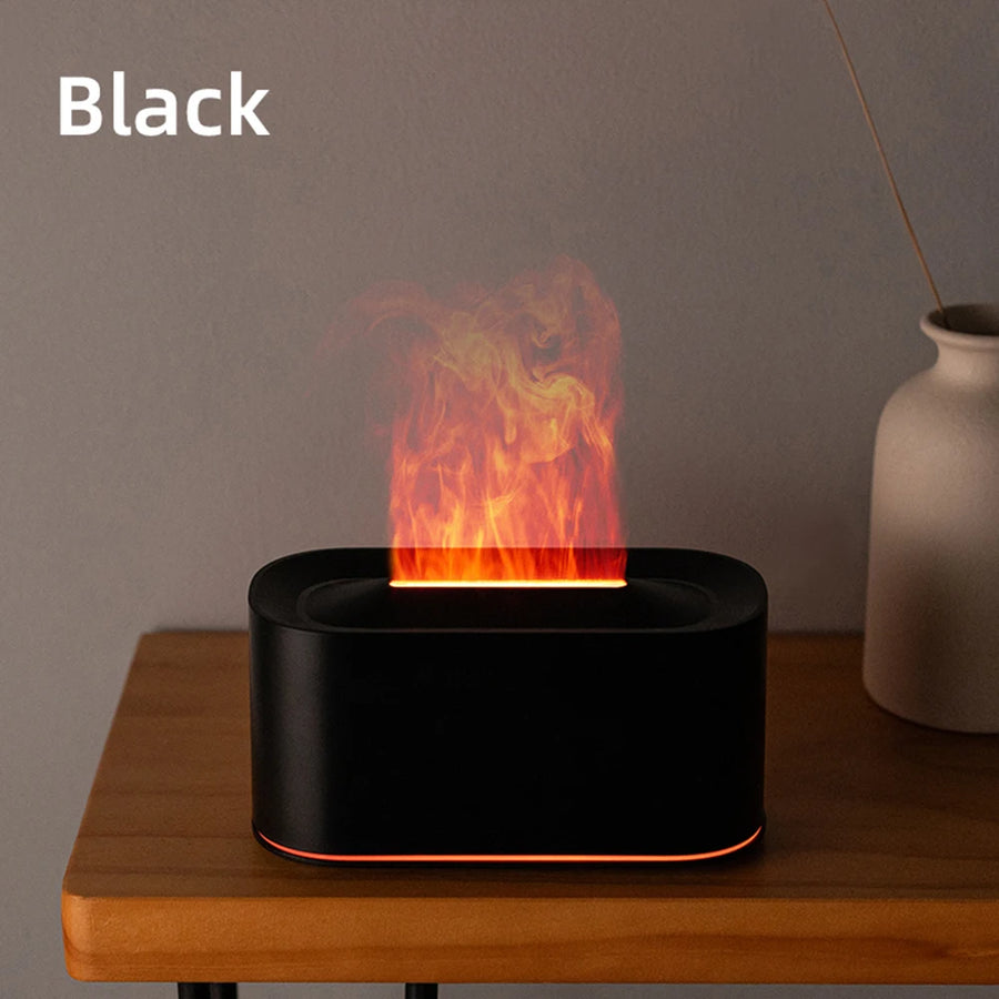 Diffuseur effet flamme noir