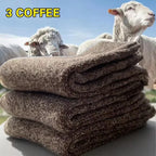 Chaussettes cocooning épaisses coloris marron