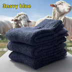 Chaussettes cocooning épaisses coloris bleu marine