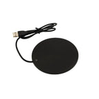 Chauffe-tasse USB noir avec son câble