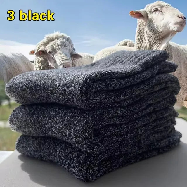 Chaussettes cocooning épaisses coloris noir
