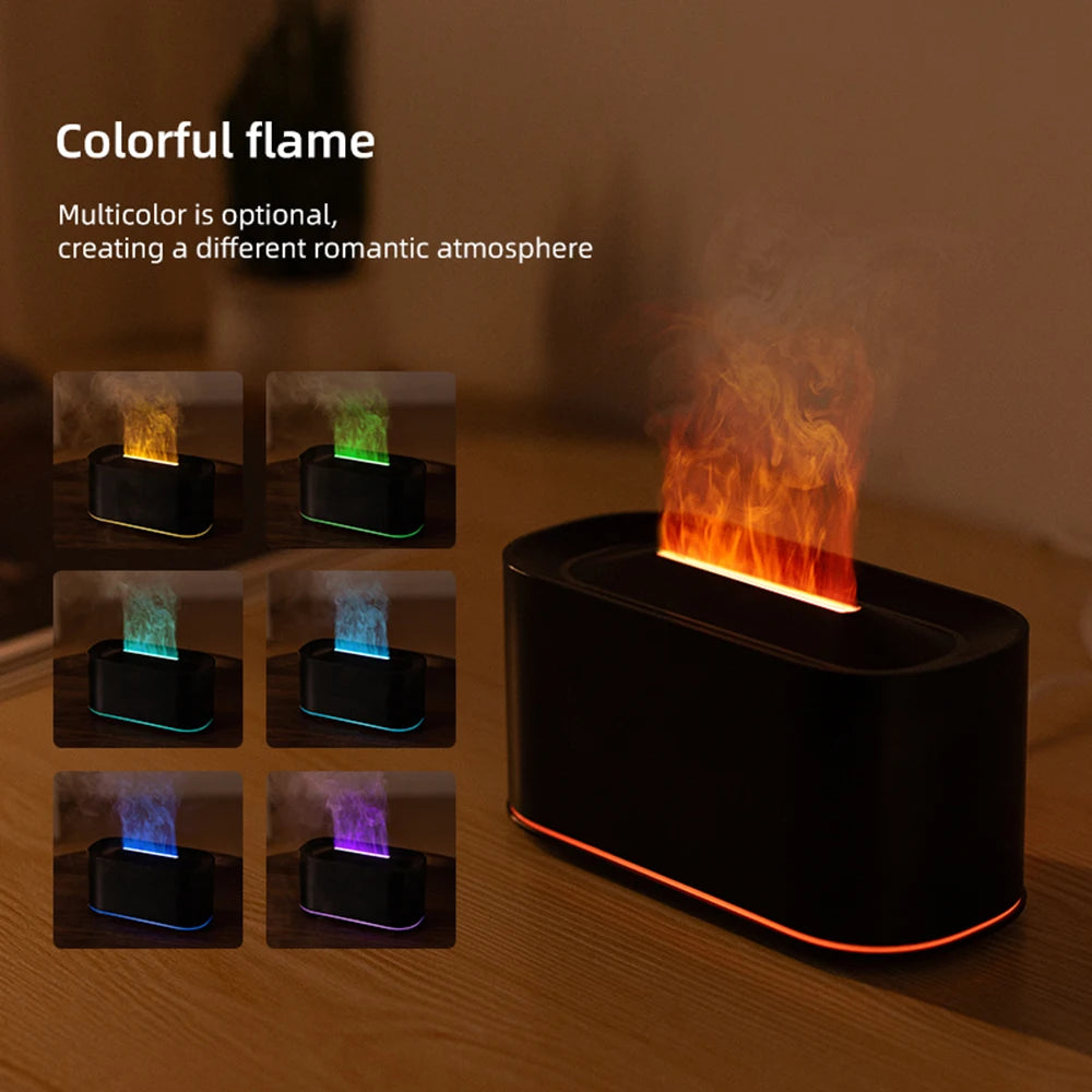 Diffuseur flamme en plusieurs couleurs