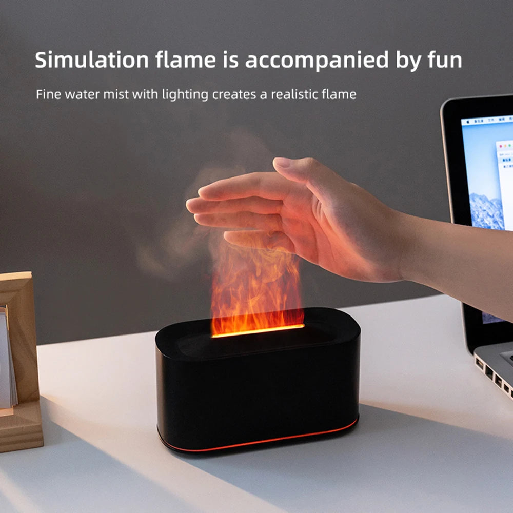 Brume effet flamme du diffuseur
