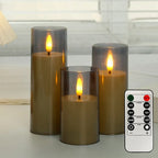 Bougies LED Effet Flamme (lot de 3)