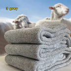 Chaussettes cocooning épaisses coloris gris